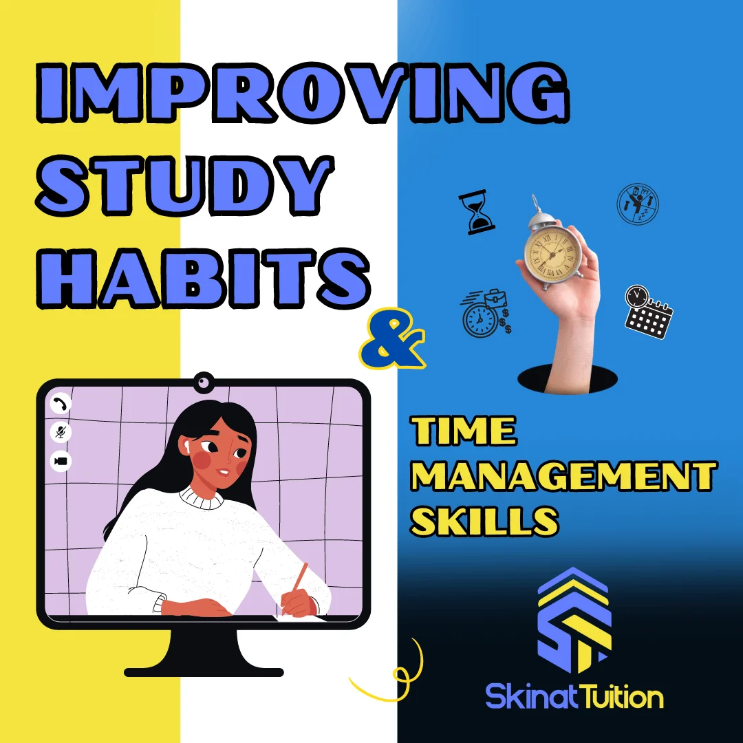 Improving Study Habit and Time Management Skills Instagram Post