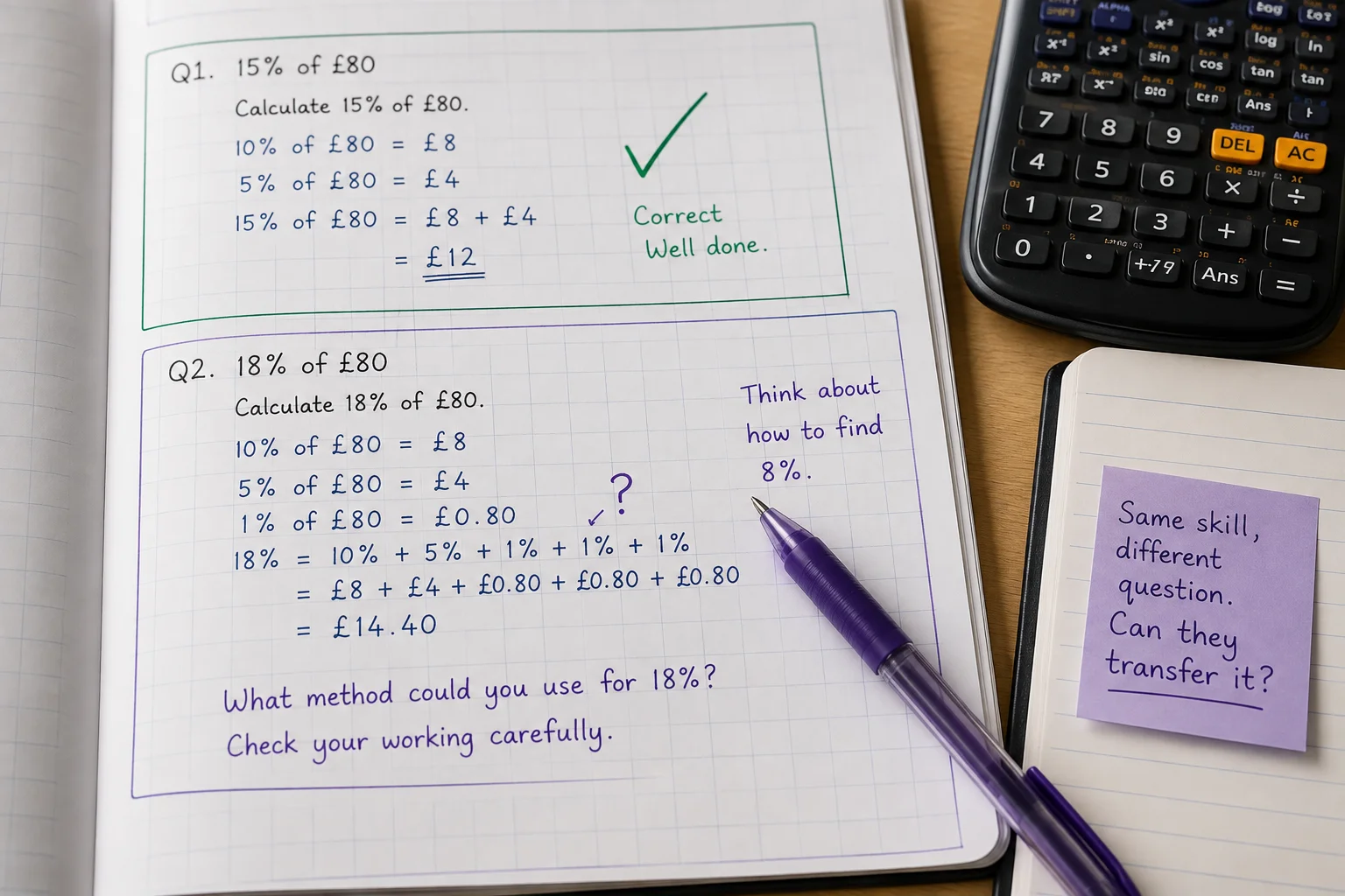 my child is good at maths but makes silly mistakes pictured by skinat tuition